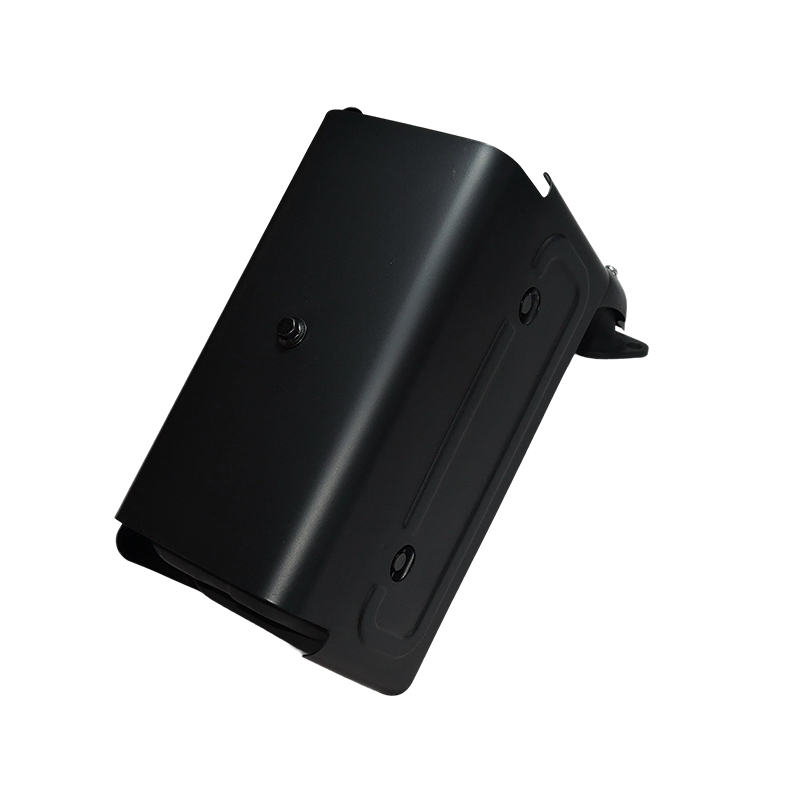 Does the muffler duct design reduce airflow resistance?